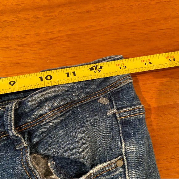 Zara Trafaluc Medium Wash Zipper Ankle Skinny Distressed Jeans - Picture 8 of 8